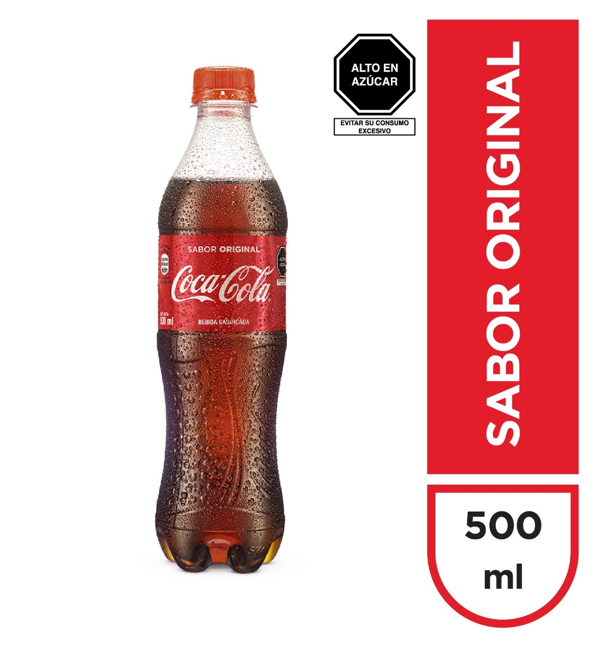 Gaseosa Coca Cola 1/2L